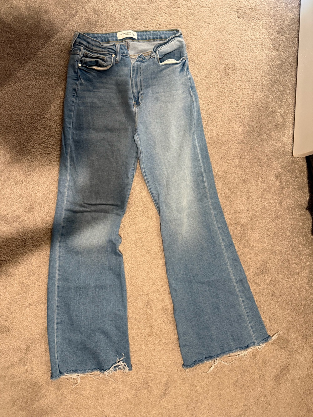 Just Black Light Blue Flare Jeans